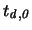\ensuremath{t_{\mathit{d,0}}}